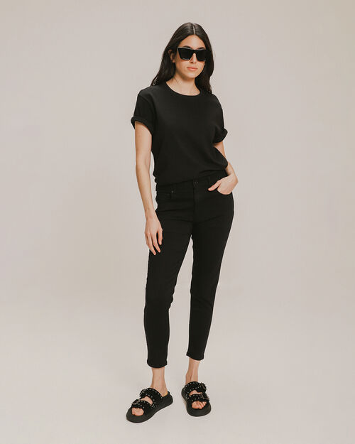 Jeans Push Up Negro